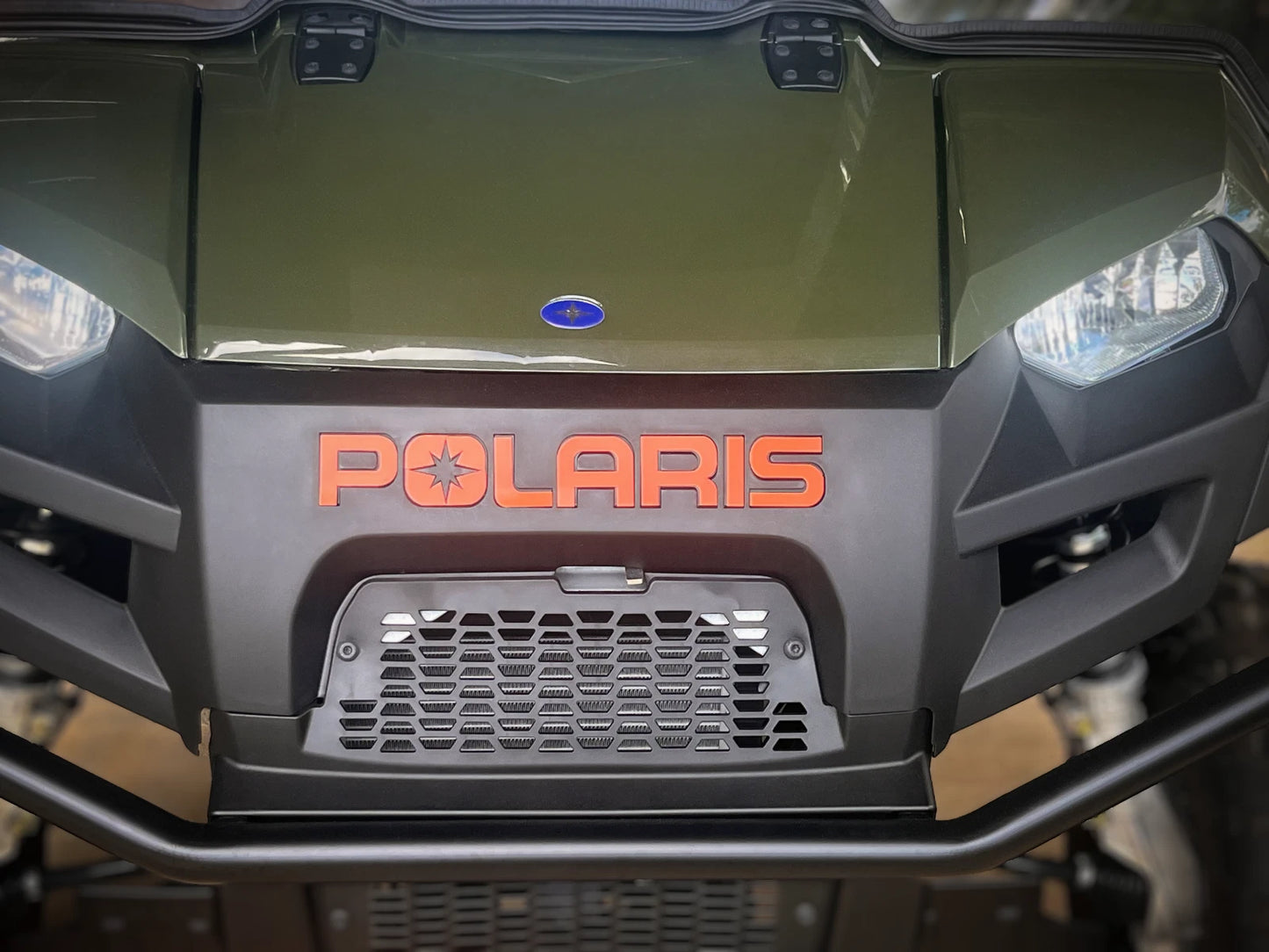 1 7/8'' POLARIS PLASTIC LETTERS FOR SNOWMOBILES NOT VINYL ORANGE MADE IN US