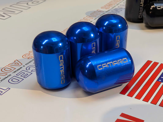 4x CAMARO BULLET Tire Valve Stem Caps For Car Truck