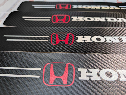 4Pcs Car Threshold Strip Door Plate Sill Scuff Cover Stickers HONDA