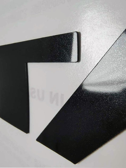 Galaxy Black Letters for Nissan Titan Tailgate Guard Plastic Inserts 2016 - 2021