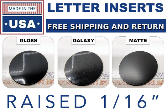 WHITE For 2014-19 Corvette C7 R Z06 Rear Trunk Bumper Letters Emblem