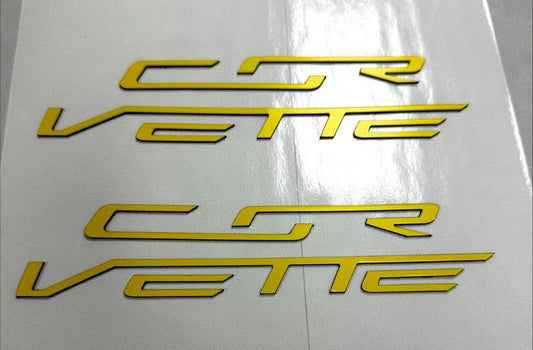 YELLOW C7 Engine Cover Plastic Letters Set For 2014-2019 Chevy Corvette Stingray