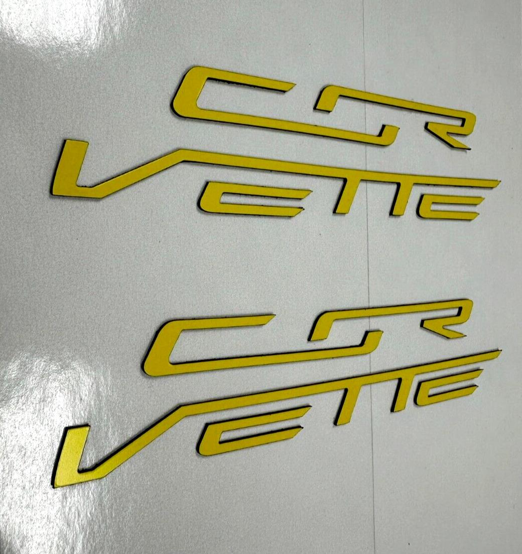 YELLOW C7 Engine Cover Plastic Letters Set For 2014-2019 Chevy Corvette Stingray