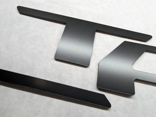 MATTE BLACK RAISED PLASTC TAILGATE LETTERS INSERT FOR TOYOTA TACOMA 2024 US MADE