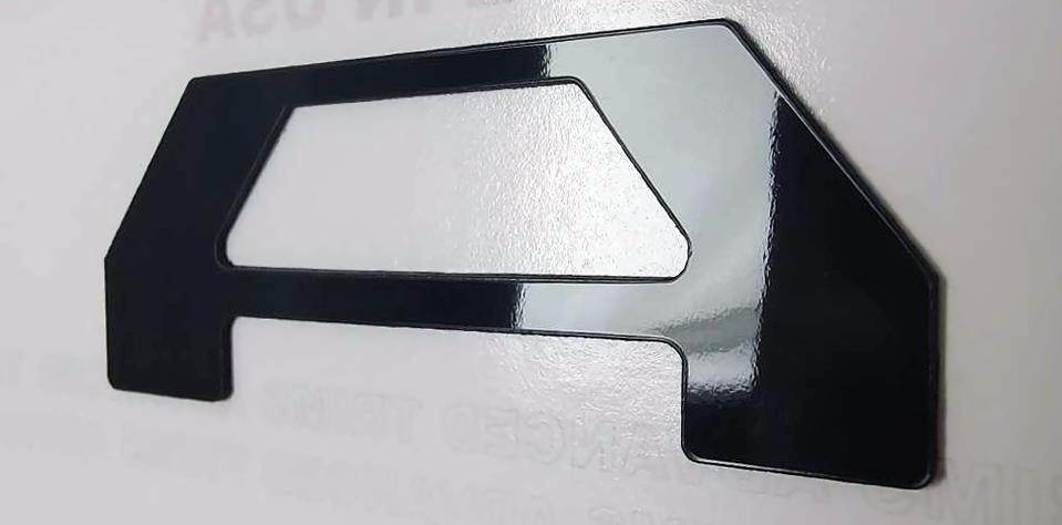 Gloss Black Raised Plastic Letters Inserts fits NEW Toyota Tacoma 2024 Tailgate