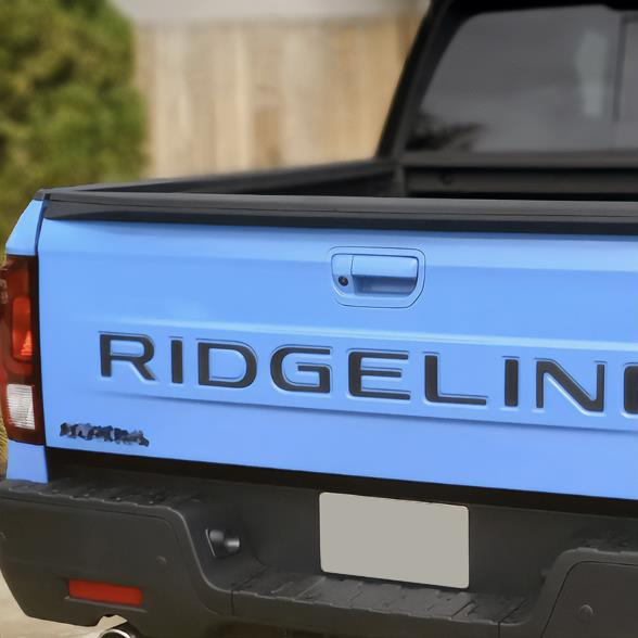 Matte Black Letters Inserts Tailgate For NEW 2024 2025 Honda Ridgeline NOT VINYL