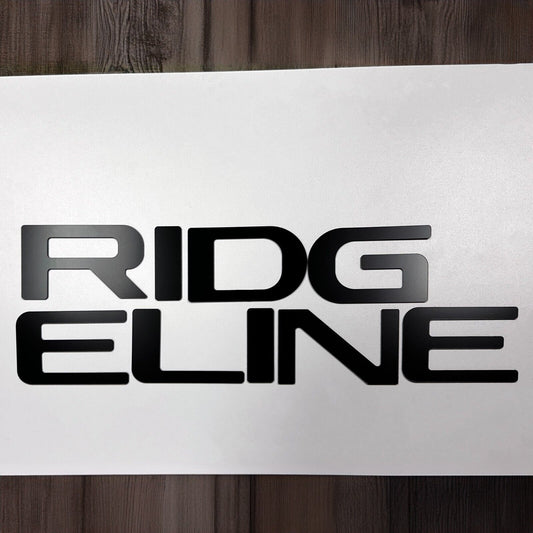 Matte Black Letters Inserts Tailgate For NEW 2024 2025 Honda Ridgeline NOT VINYL