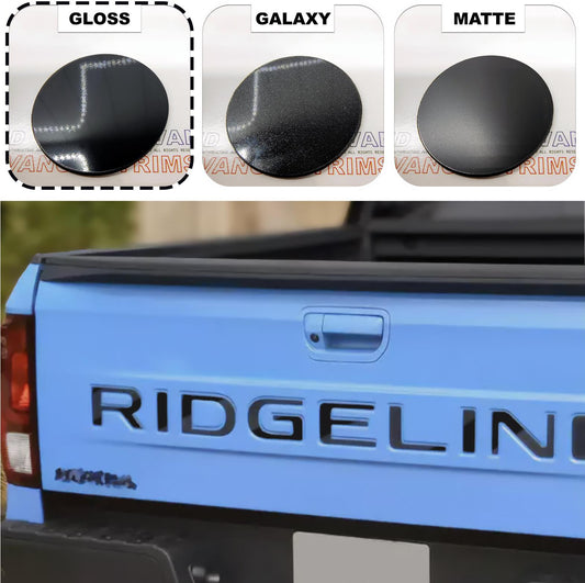 Gloss Black Letters Inserts Tailgate For NEW 2024 2025 Honda Ridgeline NOT VINYL
