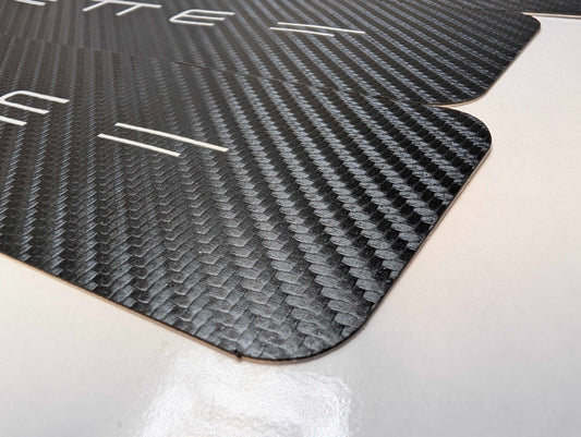 4Pcs Car Threshold Strip Door Plate Sill Scuff Cover Stickers for CORVETTE C4