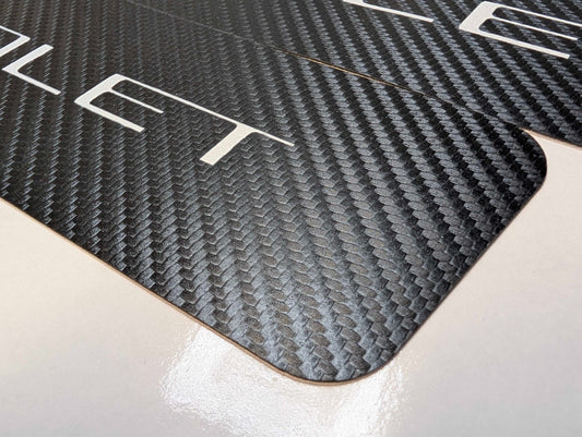 4Pcs Car Threshold Strip Door Plate Sill Scuff Cover Stickers for Chevrolet