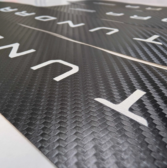 4Pcs Car Threshold Strip Door Plate Sill Scuff Cover Stickers TUNDRA