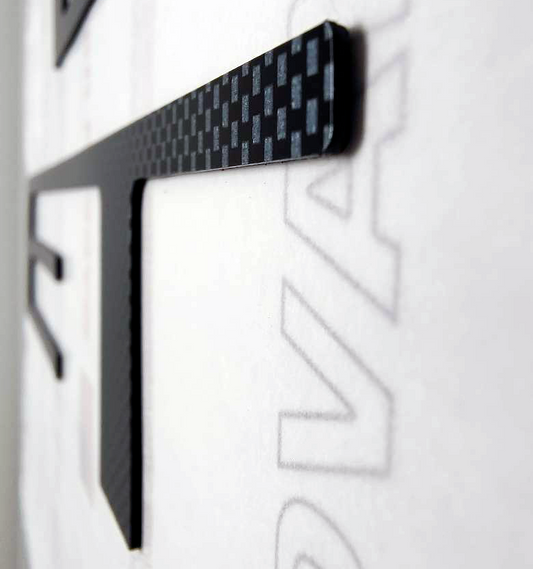 Carbon Raised Plastic Tailgate Letters Inserts Chevrolet Colorado 2021 2022