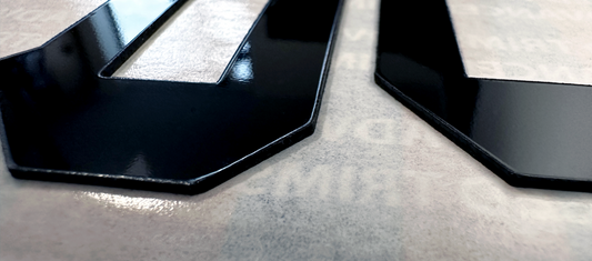 Gloss Black Raised Plastic Letters Inserts Toyota Tundra 2022 2023 2024 Tailgate