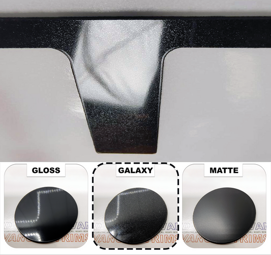 Galaxy Black Raised Plastic Tailgate Letters Inserts NEW CHEVY COLORADO 2023