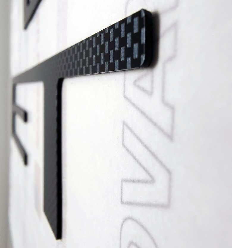 Carbon Raised Plastic Tailgate Letters Inserts NEW CHEVY COLORADO 2023