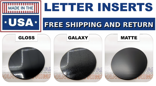 INSERTS DE LETTRES AVANT + ARRIÈRE EN CARBONE ROUGE POUR CAMARO 1992-2002 PAS DE DÉCALCOMANIES