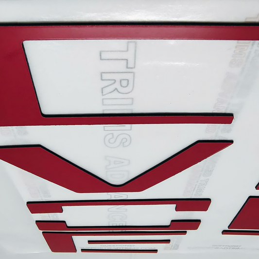 Grill Letters Inserts 2019 2020 2021 Silverado Red