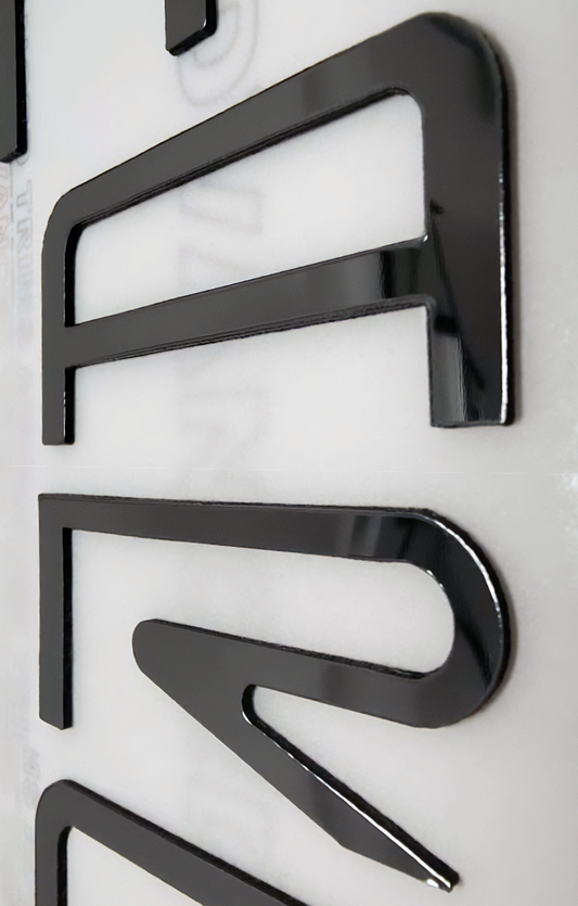 CHROME FRONT+REAR PLASTIC LETTERS INSERTS FOR CAMARO 1992-2002 NOT DECALS