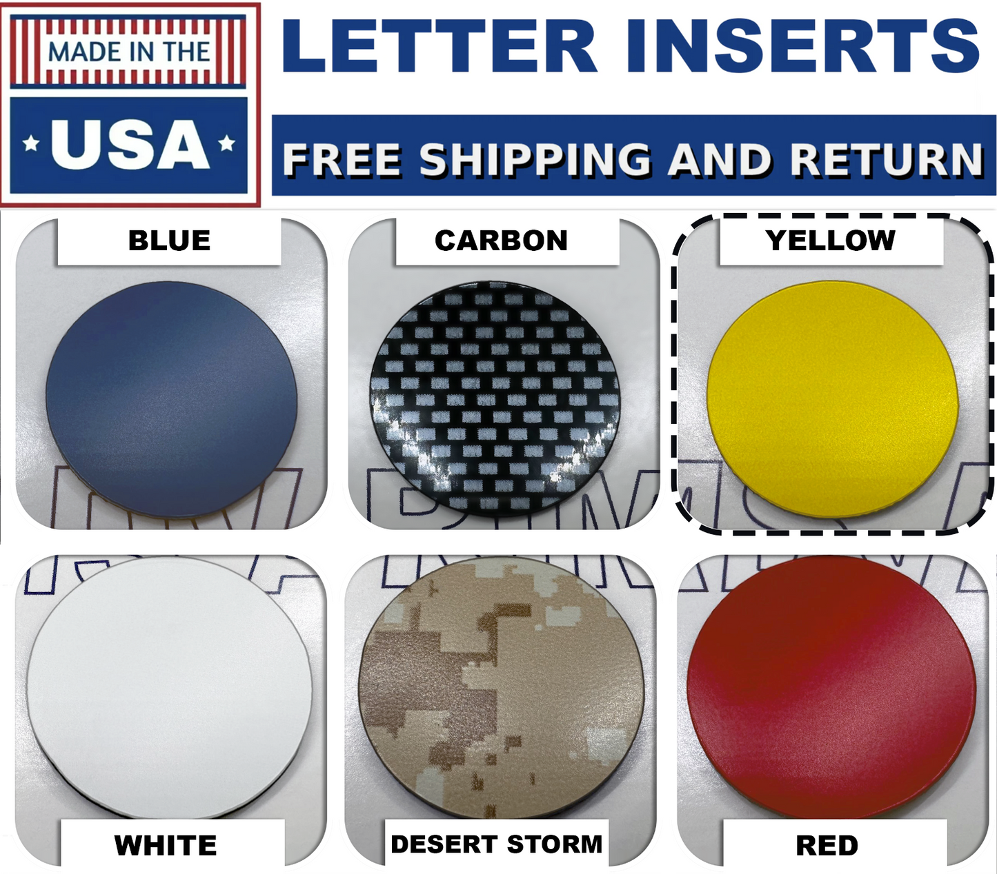 Raised Yellow Plastic Letters TRD Skid Plate Tacoma 16-23; 4Runner 19-20
