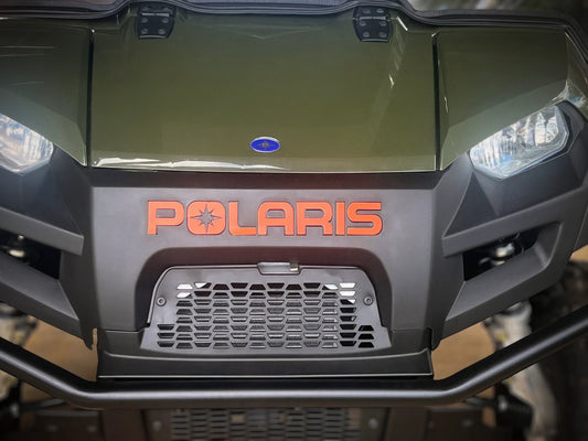 1 7/8'' POLARIS PLASTIC LETTERS FOR SNOWMOBILES NOT VINYL ORANGE MADE IN US