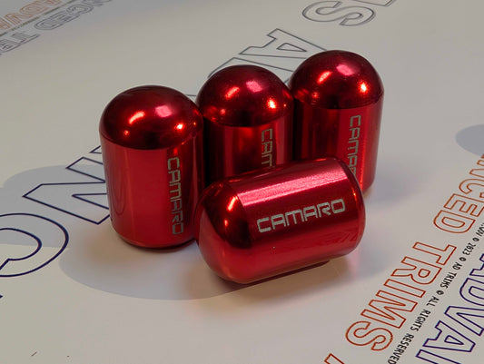 4x CAMARO BULLET Tire Valve Stem Caps For Car Truck
