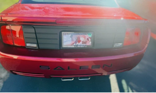Fits 2005 - 2009 SALEEN BUMPER BRUSHED STEEL RAISED LETTERS INSERTS