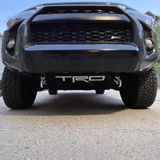 Raised Red Plastic Letters TRD Skid Plate compatible with 4Runner 2015-2018