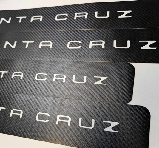 4Pcs Car Threshold Strip Door Plate Sill Scuff Cover Stickers for SANTA CRUZ