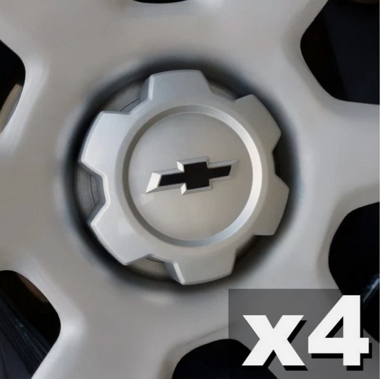 x4 Gloss Black Wheels Bowtie Overlay Chevy COLORADO NOT VINYL